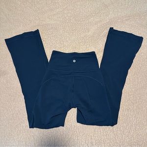 Navy Lululemon Align Mini Flare Leggings